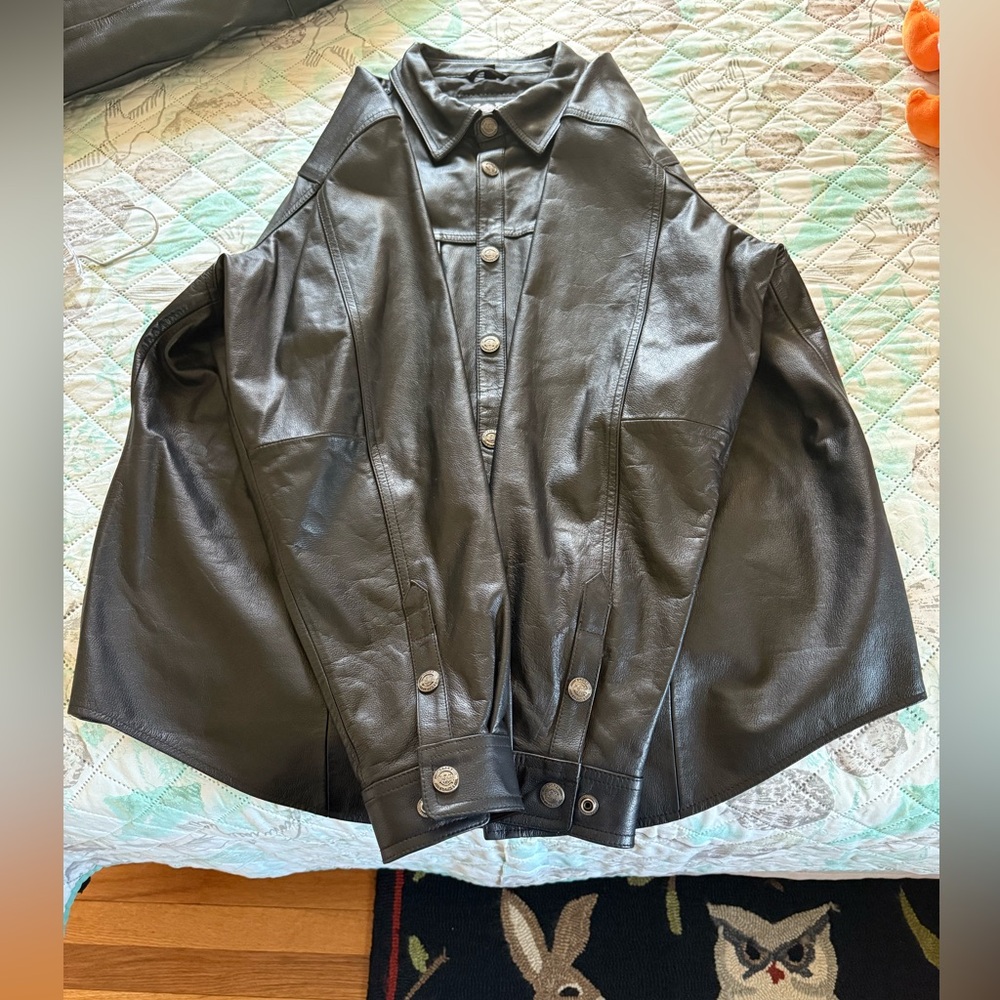 Harley-Davidson Black Leather Jacket - Picture 2 of 15